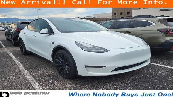 TESLA MODEL Y 2021 5YJYGDEE5MF261416 image